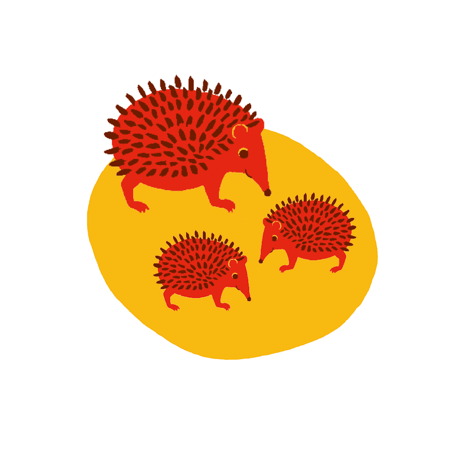 Illustration som symboliserar Solberga bys värdeord: Ansvar